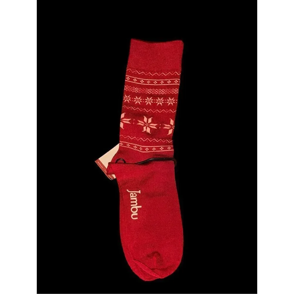 NEW WITH TAGS Jambu & Co Womens Cozy Socks Size One size CUTE Crew Socks GREAT G